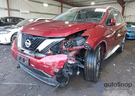 2015 Nissan Murano Platinum из США, поврежденный, VIN 5N1AZ2MH4FN268269